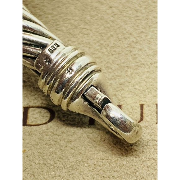 David Yurman Metro Pearl 925 14K Bracelet 7mm pearl  6.75 - Picture 5 of 11